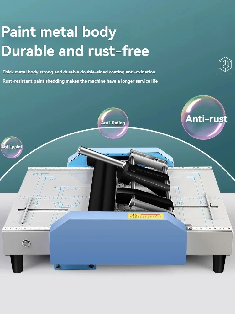 Aggiorna la macchina piegatubi completamente automatica per chiodi da equitazione A3, vinciatrice per libri, piegatrice per carta, cucitrice