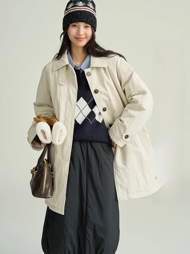 

Dwind Women's Casual Thiened Winter Coat Du down Jaet Warm Sli Long Outerwear Faionable Slim Fit Regular Sve