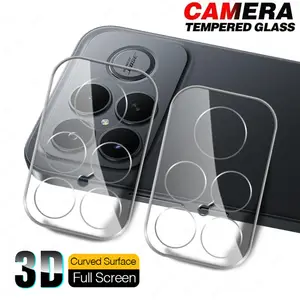 Bilashmart 2 3D Clear Camera Glass Protector Xiaomi POCO F8 Ultra POCOF8 Pro F8Ultra F8Pro 5G HD 9H Back Lens Case Cover Film Bumper