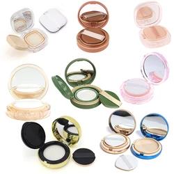 Portable Empty Air Cushion Puff Box With Powder Sponge Mirror Portable Cosmetic Makeup Case Container For BB Cream Foundation
