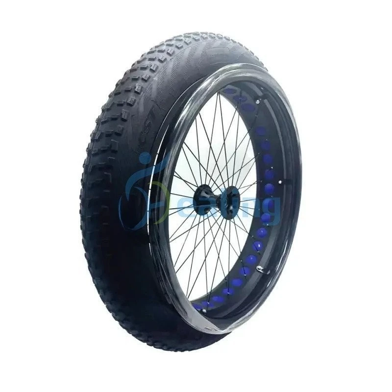 Aluminum alloy 24-inch beach wheels wheelchair 4.0 ultra-wide wheels 24 * 4.0 off-road mountain trolley equipment assistance