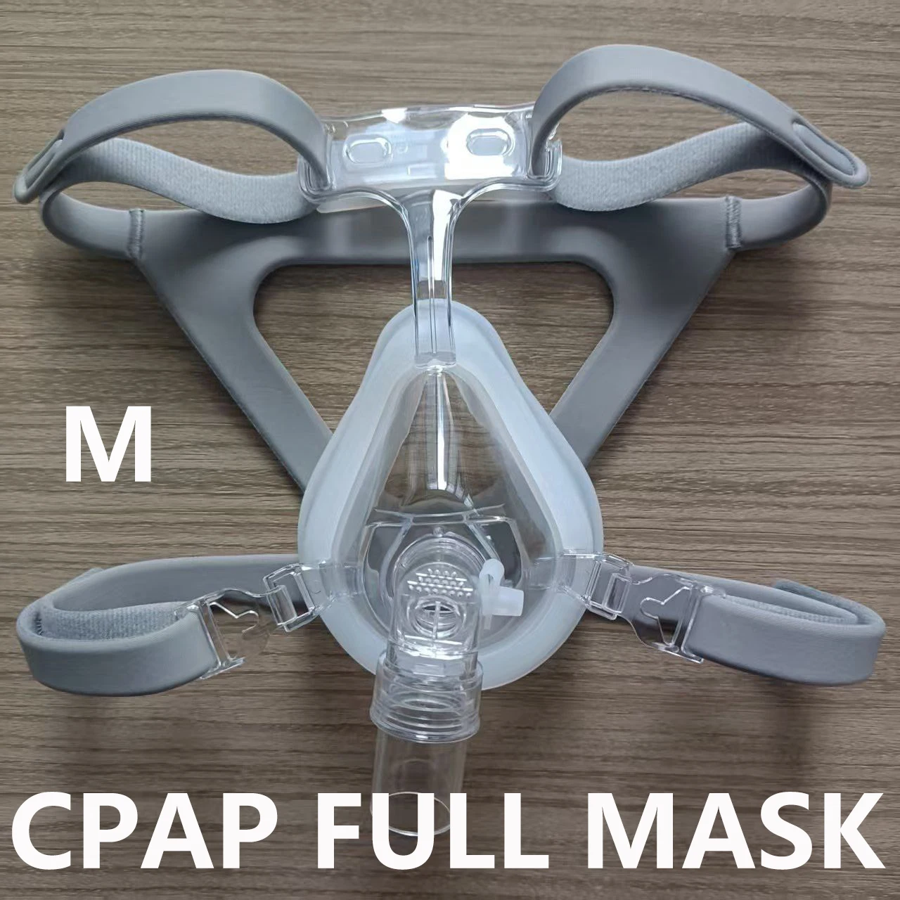 

Light Full Face CPAP Nasal Mask M/L Size Comfortable Silicon Material for Auto Sleep Snoring Apnea Therapy