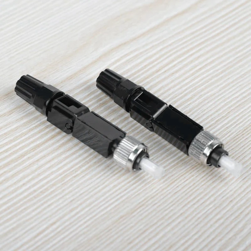 10Pcs FC Single-Mode Cold Splice Optical Fiber Cable Splice Connector Pre-Buried Fiber Optic Quick Connector-DTB3