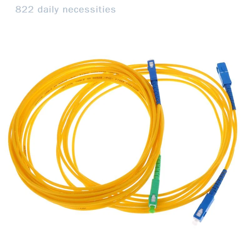 convenientFTTH Single Mode Simplex Optical Fiber Patch Cord Cable SM Jumper High Bandwidth for Office Internet Setup
