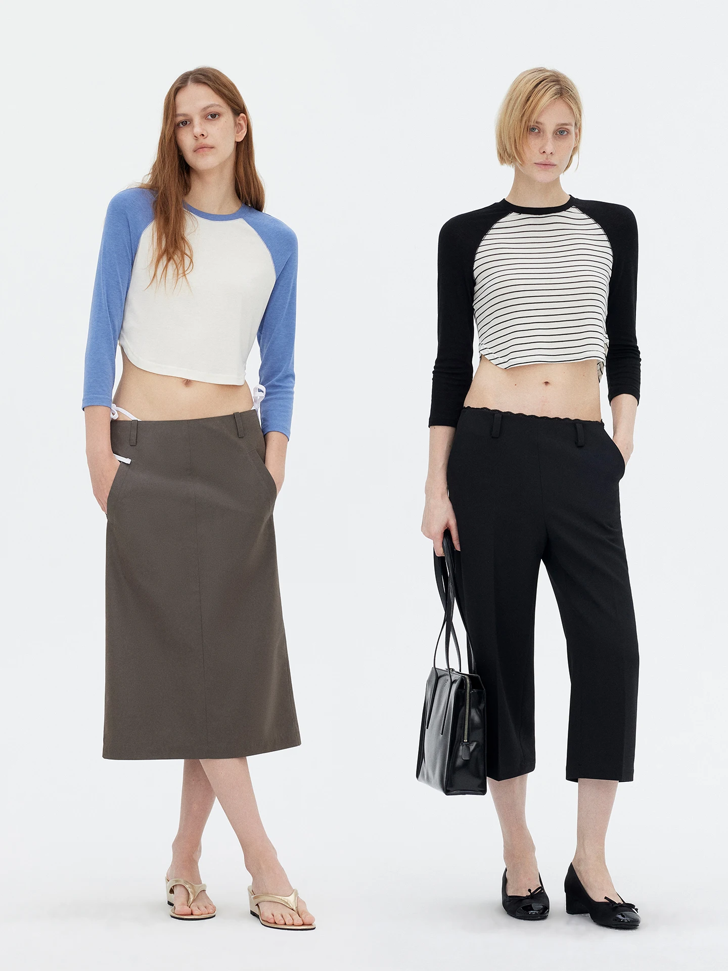 

Short Sleeve T-Shirt Shoulder Insertion Color Block Arc Hem Casual Loose Fit Women's Top Polyester Rayon Wool Spandex Blend