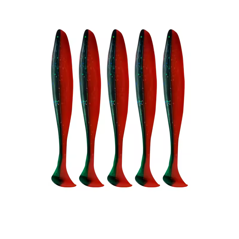 Fishing Lure 55mm 70mm 90mm T Tail Worm Soft Bait Jigging Wobblers Tackle Bass Pike Artificial Silicone Swimbait - Image 15