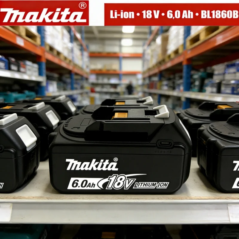 

Новая модель аккумулятора Makita 18V 6.0Ah | Быстрая зарядка USB-C | 100% совместимость, быстрая зарядка | Замена аккумулятора Makita BL1860