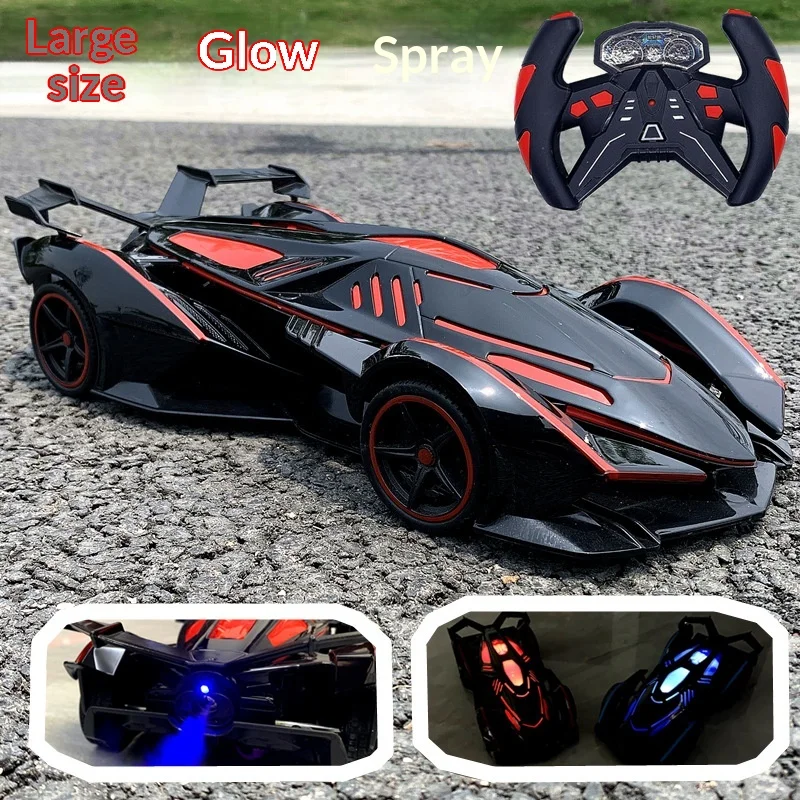 

Игрушечная машинка Yufei Toys Yf668 с дистанционным управлением, перезаряжаемая, с функцией распыления, светодиодной подсветкой, для дрифта и гонок, для игры в помещении и на улице.
