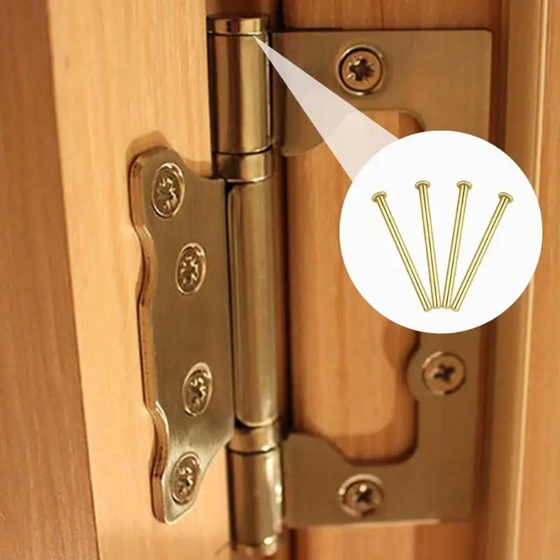 F19B 8pcs Premium Door Hinges Replacement Pin for Wooden Garage Door Enduring Performances Without Modification Needed