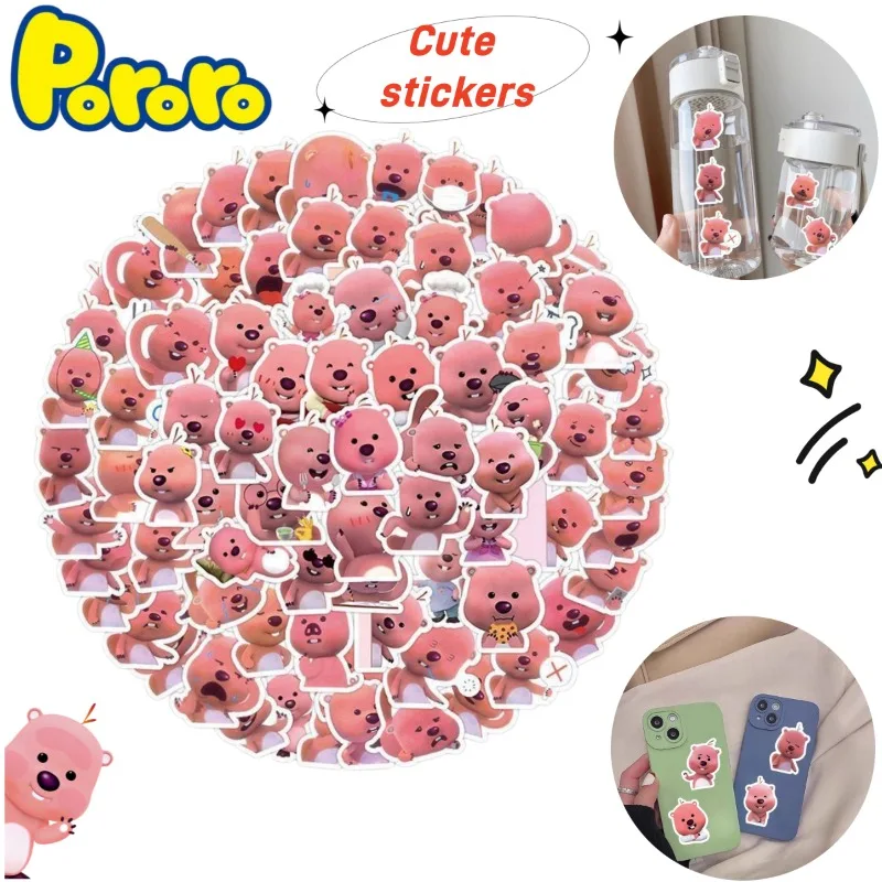 

Loopy Stickers Cute Cartoon Little Ruby Emoji Stickers Creative Phone Cases Water Cups Notebook Decorative Stickers Waterproof