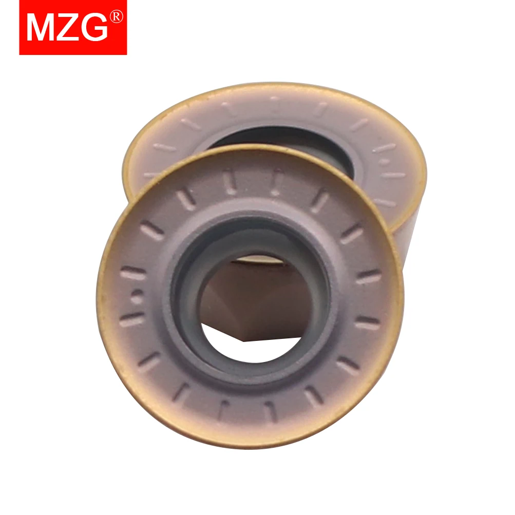 Mzg-ステンレス鋼用CNCフライス盤用超硬インサート,10個,rpmt rpw r4 r5