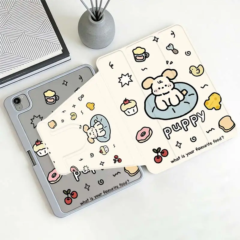Multi-Angle 360° Rotate Acrylic Cover For IPad Mini6 8.3 Pro 10.5 Pro11 iPad A16 2025 11 Air11/13 iPad 10.2 7/8/9 4/5 10.9 10th