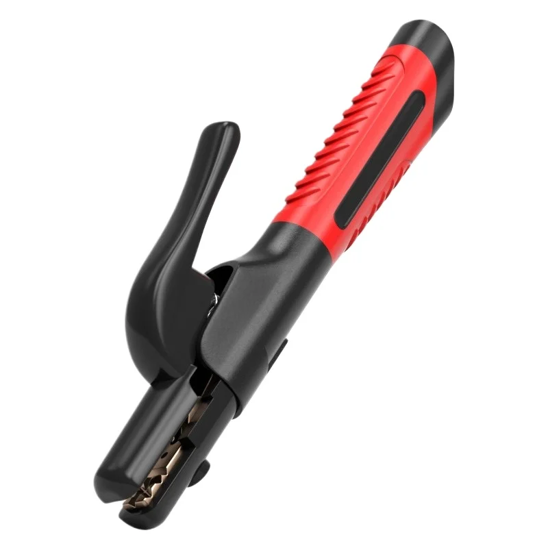 Heavy Duty 1000A Welding Gun Holder, Pure Copper Insulated Dutch Style Welding Clamp with Anti-scald Handle