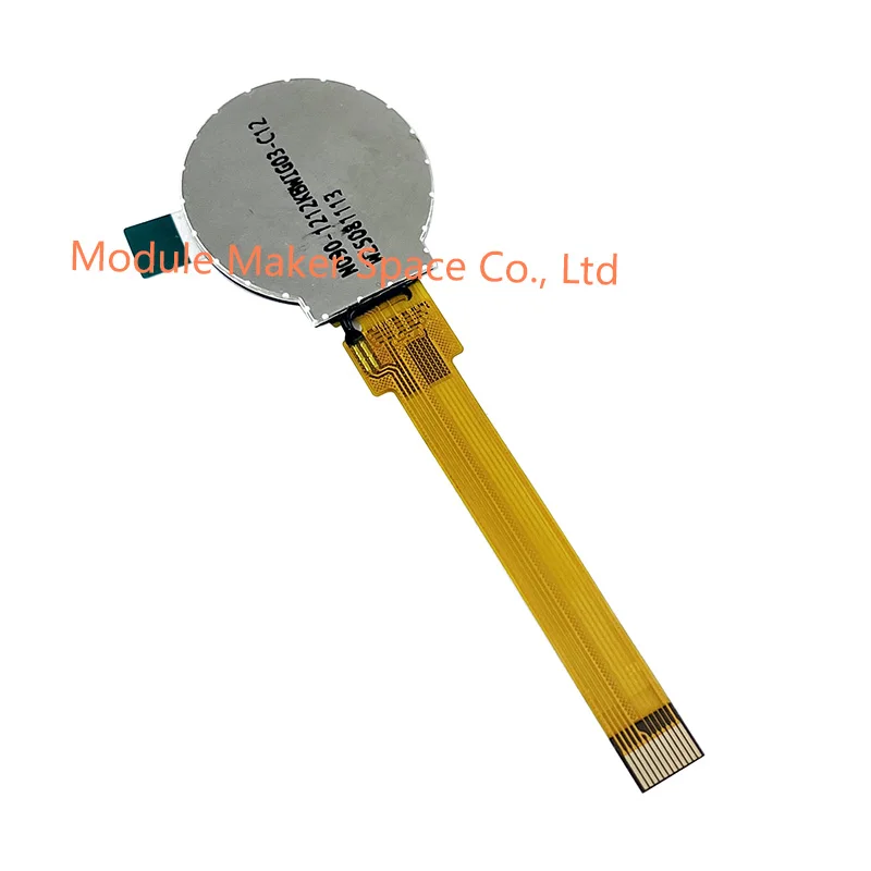 Módulo de exibição LCD TFT de 0,9 polegadas, driver ST7735 de tela colorida SPI redonda 128x128