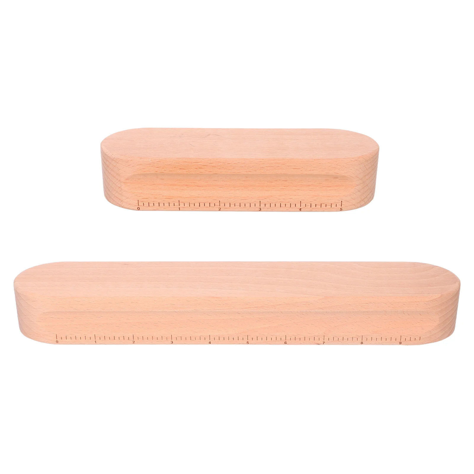 2Pcs Wood Pressing Tool Tailor Clapper Seam Flattening Tool for Quilting Sewing Fabric Pressing Board Steam Iron Seam Presser