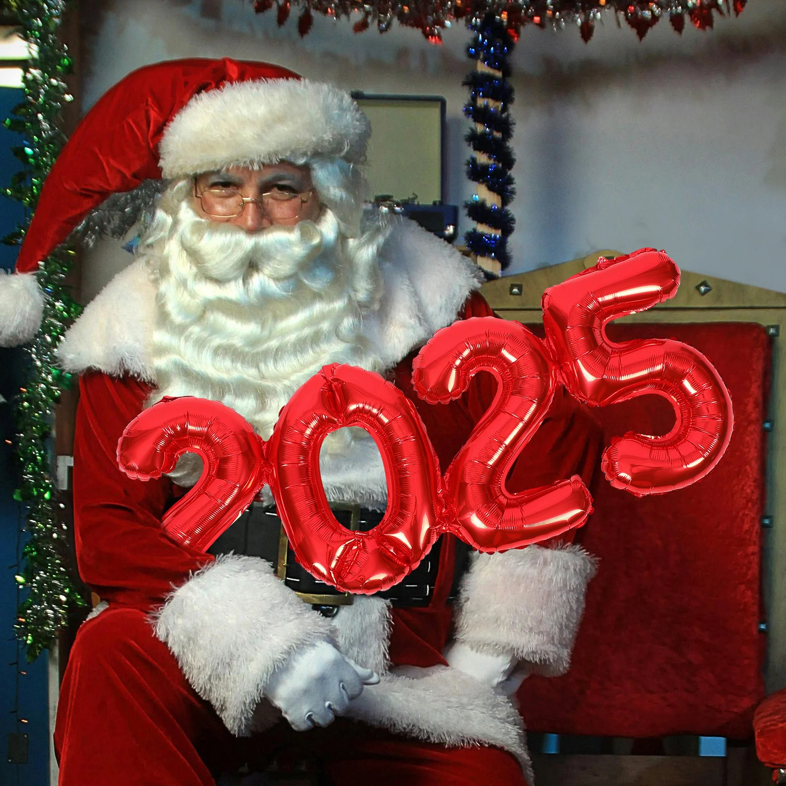 

1Set Party Balloons Number 2025 Strong Material Long-Lasting Decoration Suitable for Graduation New Year Party Supplies Festive