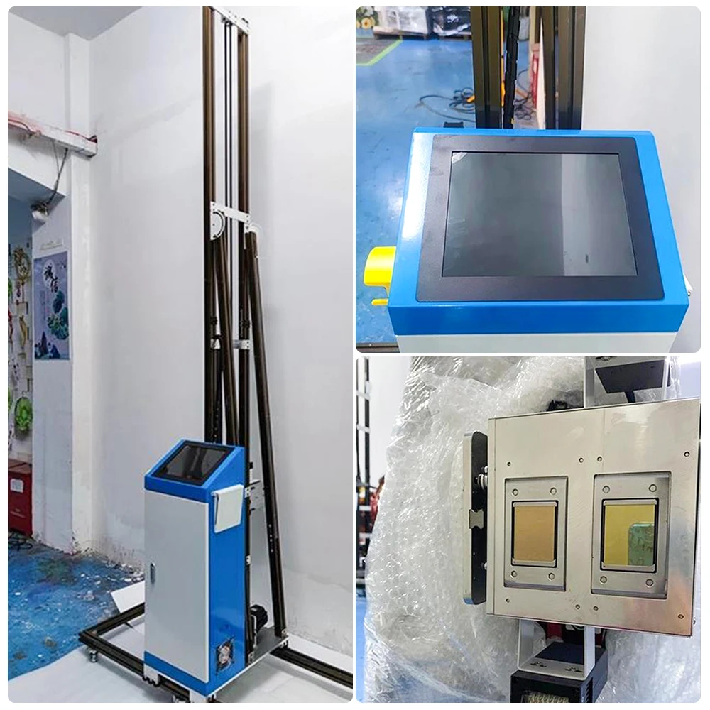 High Precision 3D Effect Painting House Tiles UV Wall Printer CMYKW Multi Color Wall Printing Machine