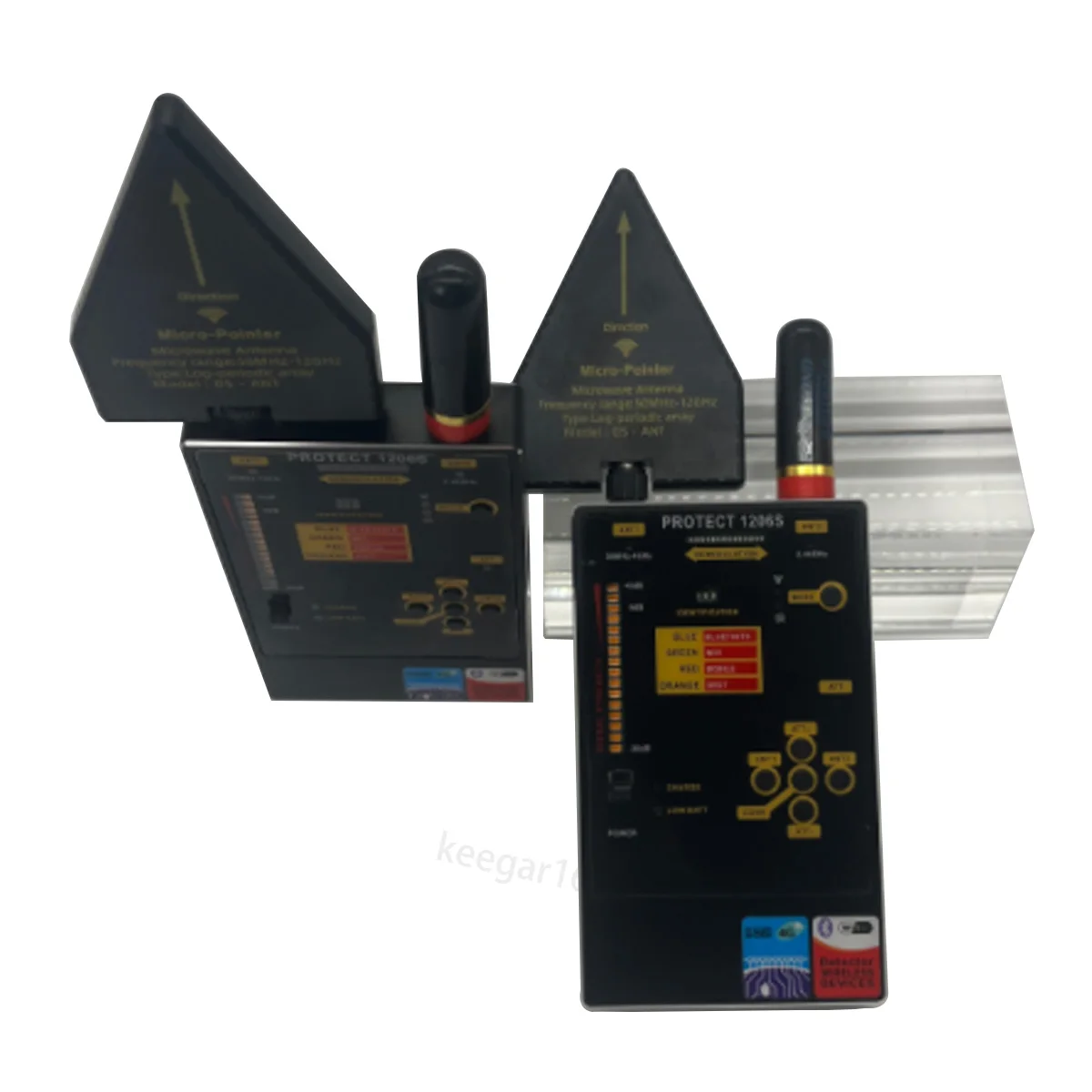 

1206S AI Smart Detector, Anti - Sneak Shot/Eavesdropping/Tracking, Ideal for Travel & Office anti spy gadgets