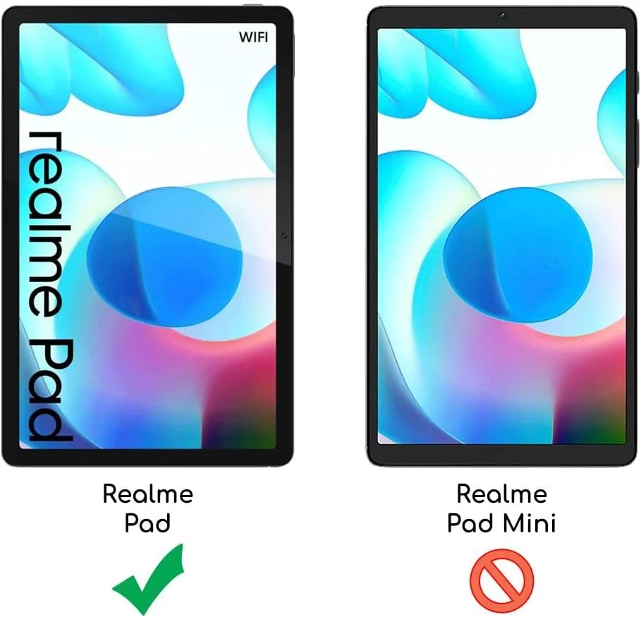 Protective Glass for Realme Pad 10.4 Inch (2021 Released) 9H Hardness HD Anti-fingerprint Screen Protector Tempered Glass Film