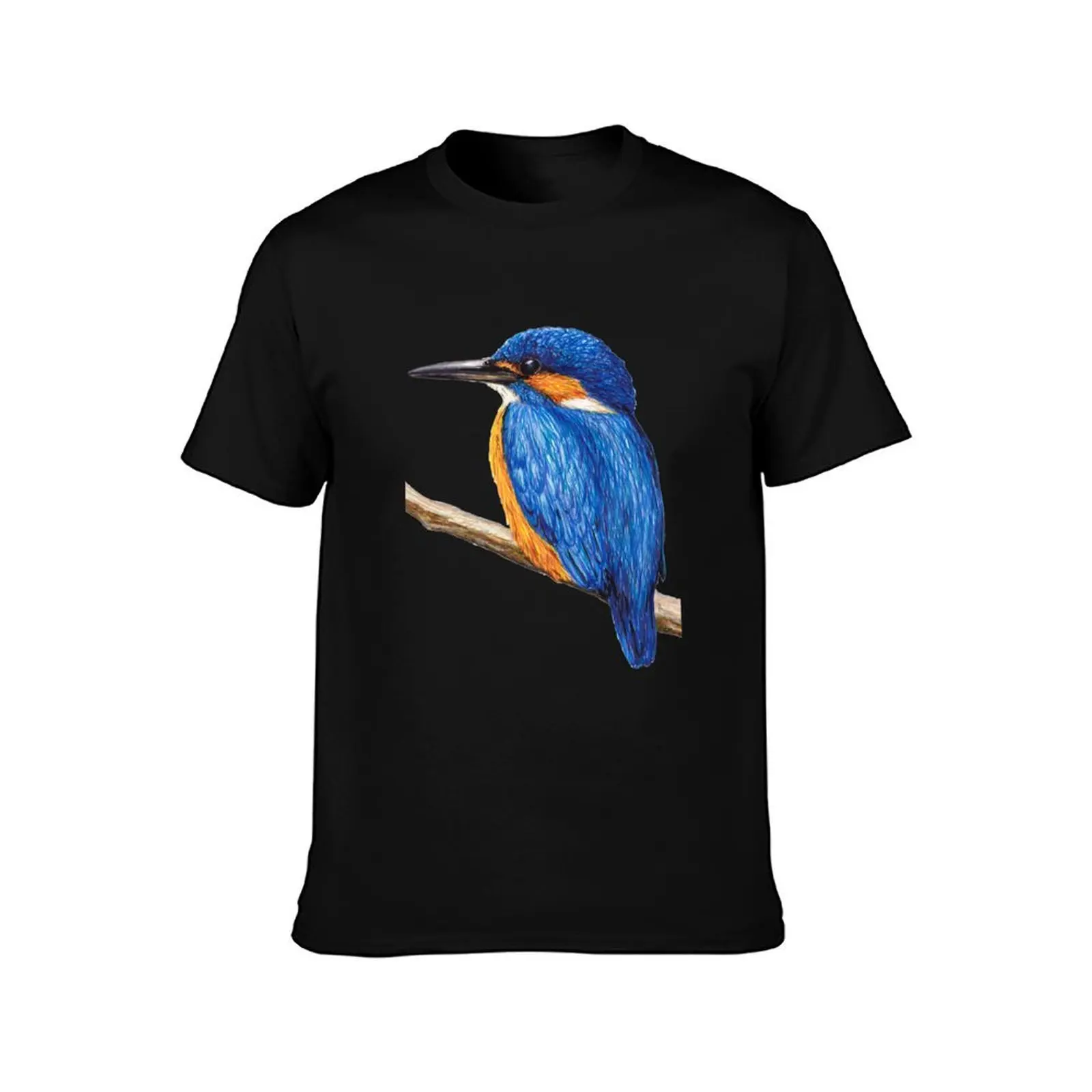 Kingfisher T-Shirt Modern Print Casual T-Shirt