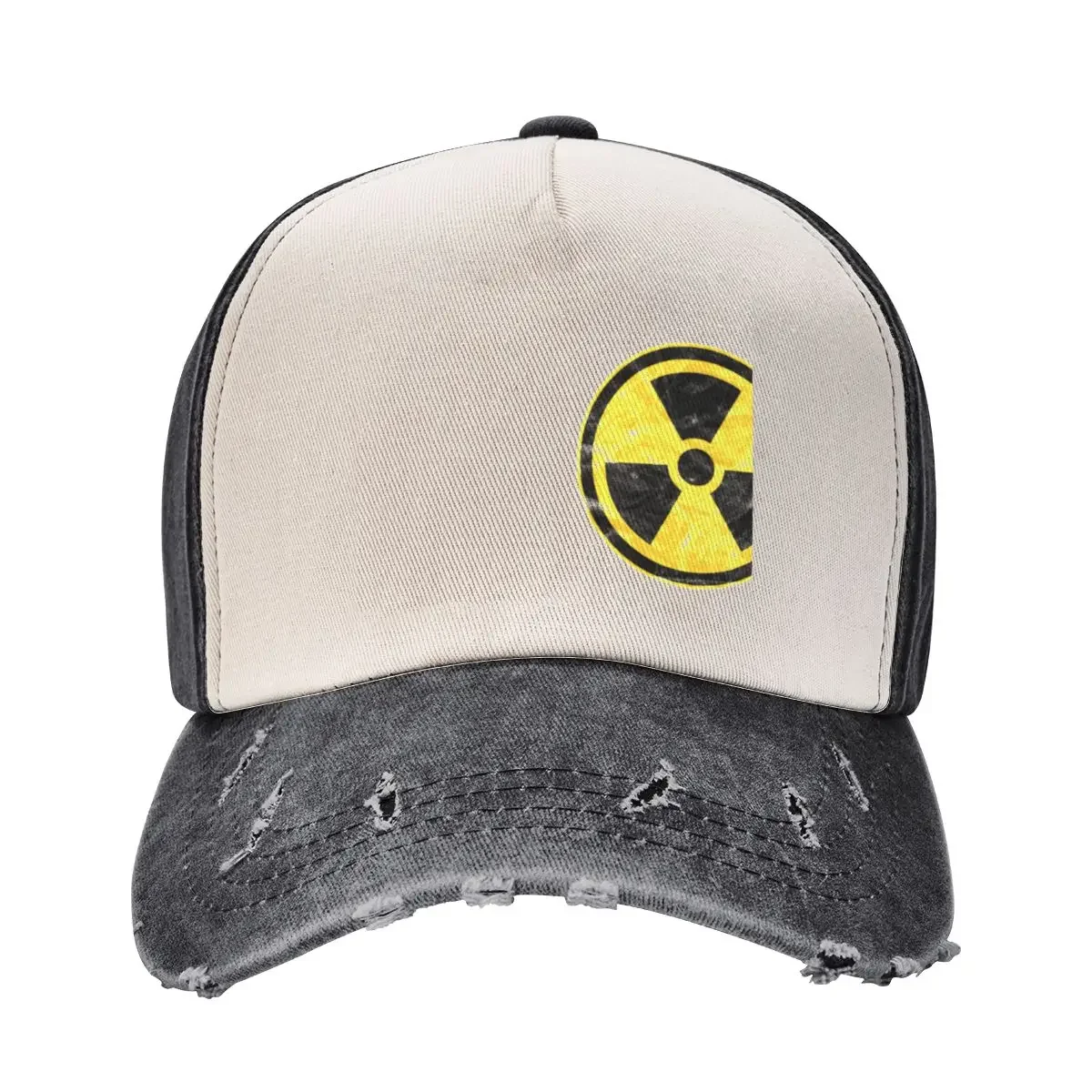 Radioactive Symbol (distressed look) Baseball Cap Uv Protection Solar Hat Thermal Visor foam party Hat Men Hats Women's