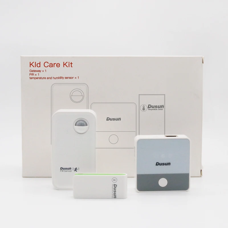 

New Design Open API interface Wireless Home Security Kid Care Kit Temperature and Humidity PIR Sensor Smart Home Hub