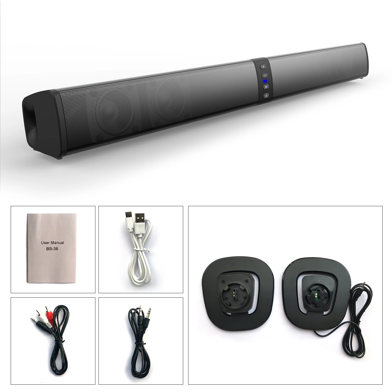 

TV Sound Bar Home Theater Subwoofer Wireless Bluetooth Speaker 3D Surround Sound Sound Bar DSP Chip Music Center