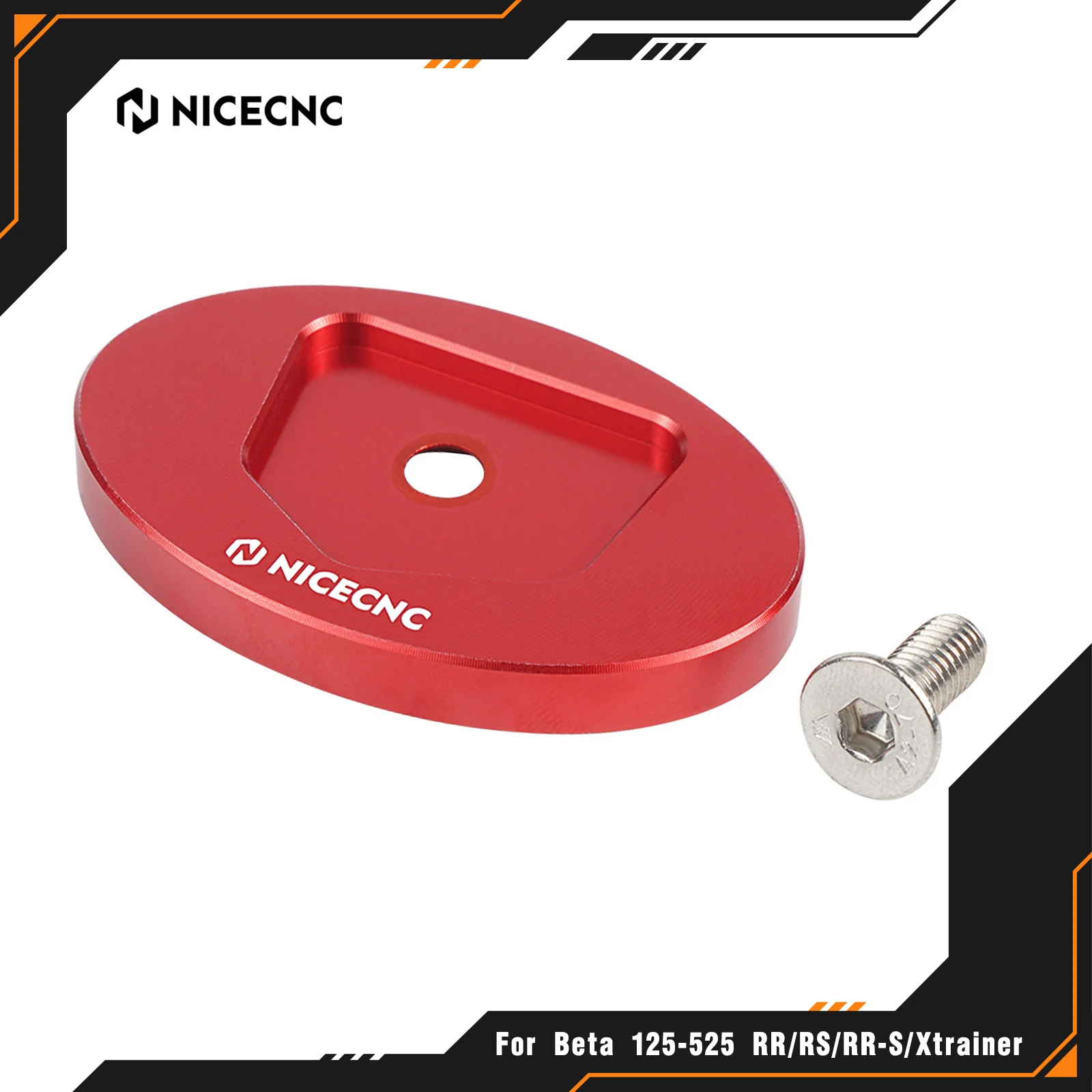 

NICECNC Kickstand Extension Plate For Beta RR300 RR250 XTRAINER 300 RR125 RR200 RACING RR-S350 RR-S390 RR-S430 RR-S500 2020-2024