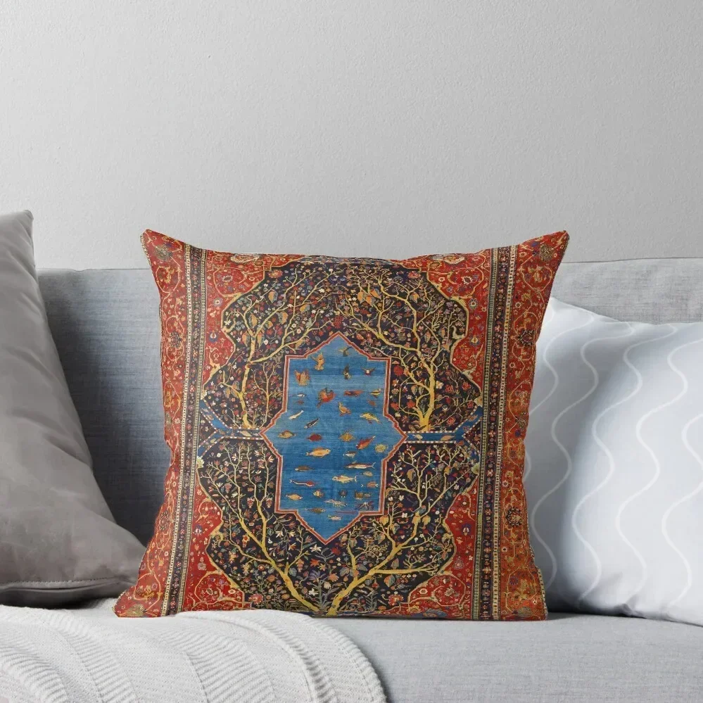 Sarouk Fereghan Persian Carpet Print Throw Pillow Covers For Sofas Couch Pillows pillow