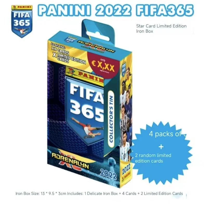 Panini Genuine 2022 Fifa365 Blind Bag Blind Box Official Football Star Rare Game Toys Collection Card Christmas Birthday Gift