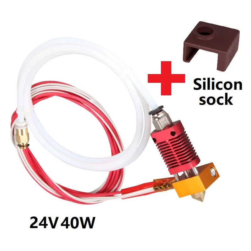 Rampy j-head CR10 wytłaczarka Hotend do wytłaczarki Ender 3 aluminiowy blok grzewczy z podgrzewaczem termistor gorący koniec zestaw 3D część drukarki