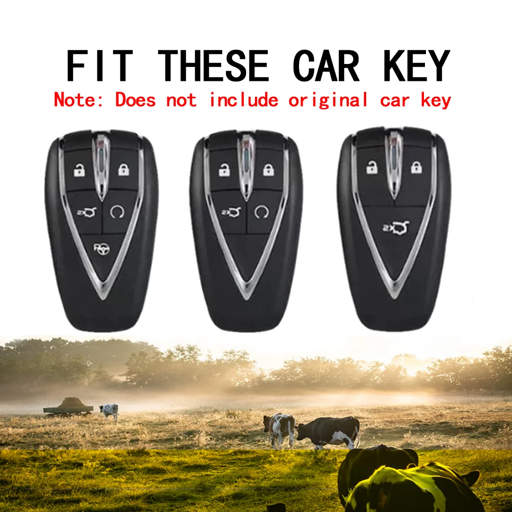 Car Key Case Cover for Changan UNIT UNIK CS35PLUS CS55 PLUS CS75 PLUS Oshan X7 X5 Keychain