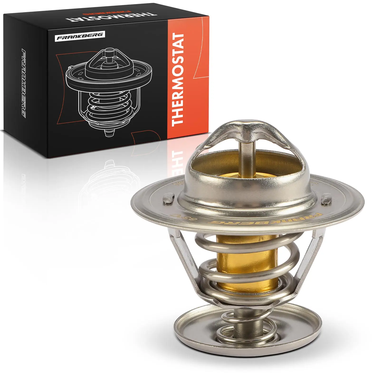 Frankberg 1x Thermostaat Koelvloeistof voor Peugeot 206 Boxer Expert Fiat Ducato Scudo Ulysse 133823 1336 S4 1767066 G00000 1767066 G00