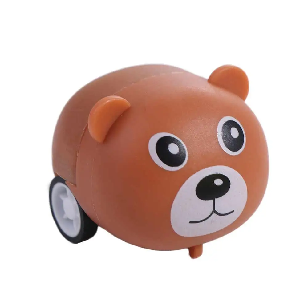 Giocattolo per bambini Cartone animato Tirare indietro Auto Genitore-figlio Educativi Auto animali Giocattoli Design carino Mini Inerzia Auto giocattolo Bomboniera