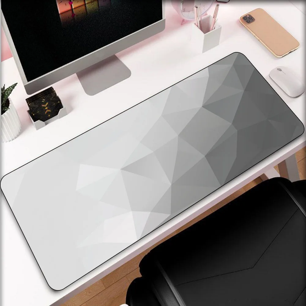 Diamond Black White Large Mouse Pad Office Keyboard Mouse Pad Rug Art Deskmat Gaming Accessories Rug PC Gamer Laptop Gaming Desk