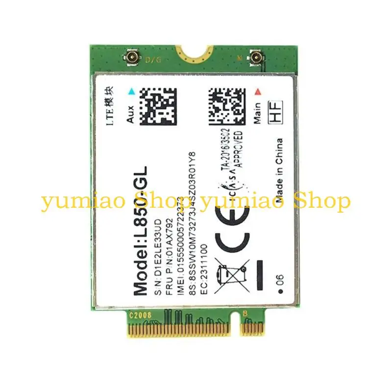 587B Wireless Card L850-GL 01AX792 4G Card WWAN Module- Support LTE FDD/ LTE TDD/ WCDMA for X380 X390 L480 T480 T580