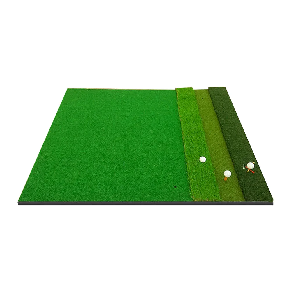 Manufacturer's New Long Grass Cutting Golf Practice Ball Pad Embossed Bottom Insert Tee Swing Hitting Mat