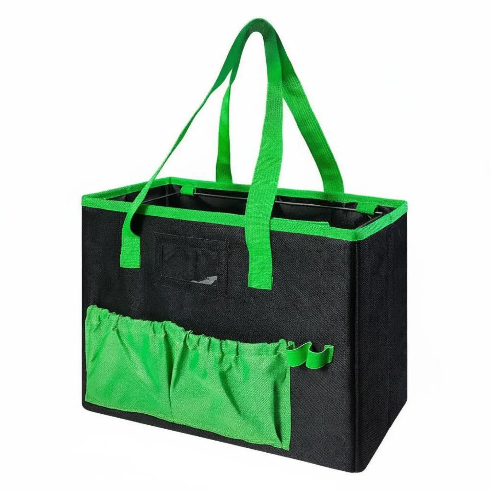 Foldable File Folder Tote Multi-Pocket Office Supply Label Window for Classroom