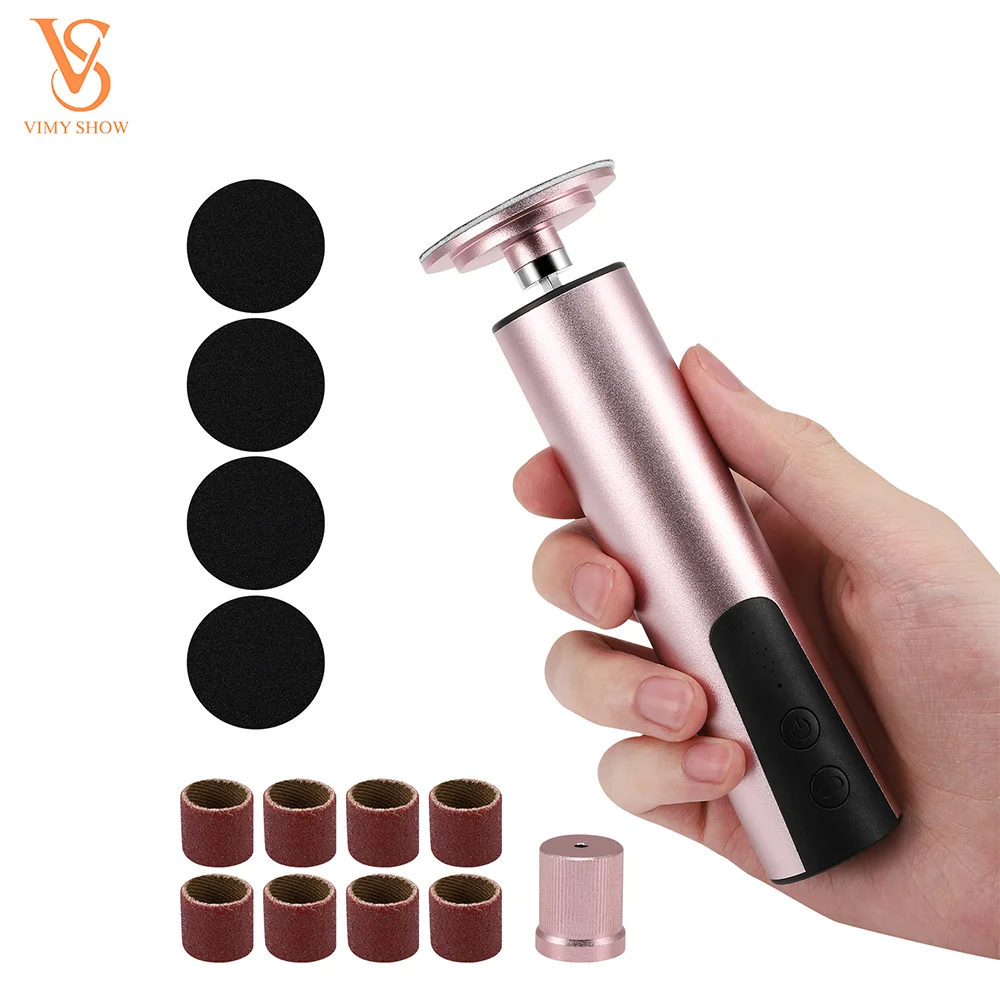 

Wholesale Foot Care File Electric Foot Callus Remover Leg Heels Remove Dead Skin Pedicure Tool Set and Replacement Sandpaper