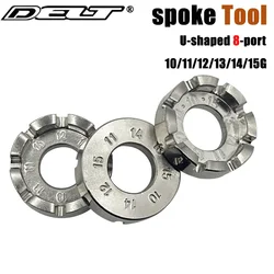 DELT Bicycle Spokes Tool ,CR 20 Steel ,10G/ 11G/12G/13G/14G/15G Nipples Tools ,Road MTB Mountain Bike Cycling Part