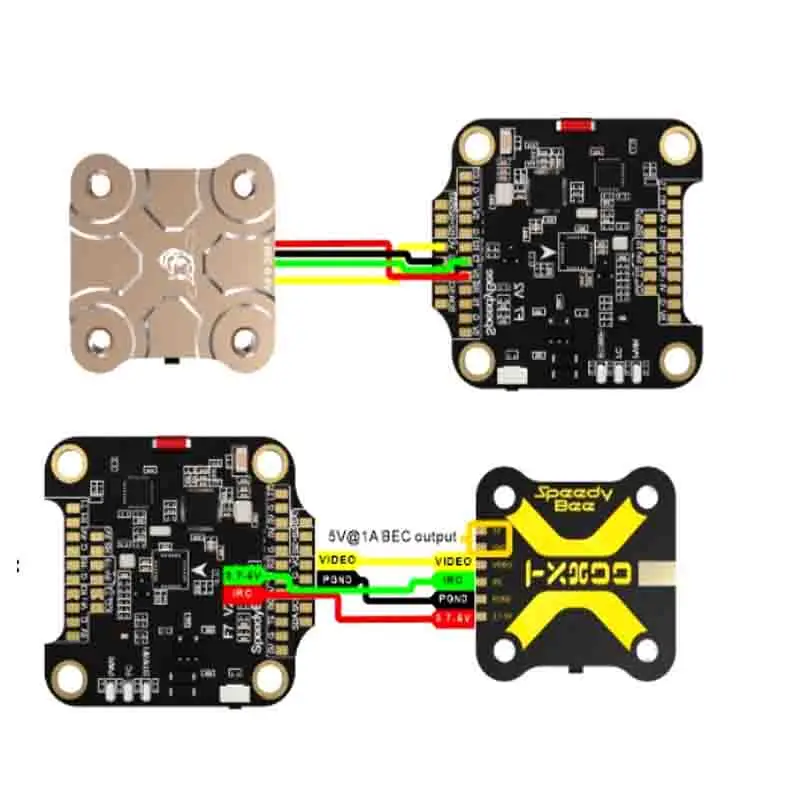 

SpeedyBee TX800 VTX 5.8G 48CH PitMode 25mW/200mW/400mW/800mW Output Long Range Transmitter Tramp Support For RC FPV Racing Drone