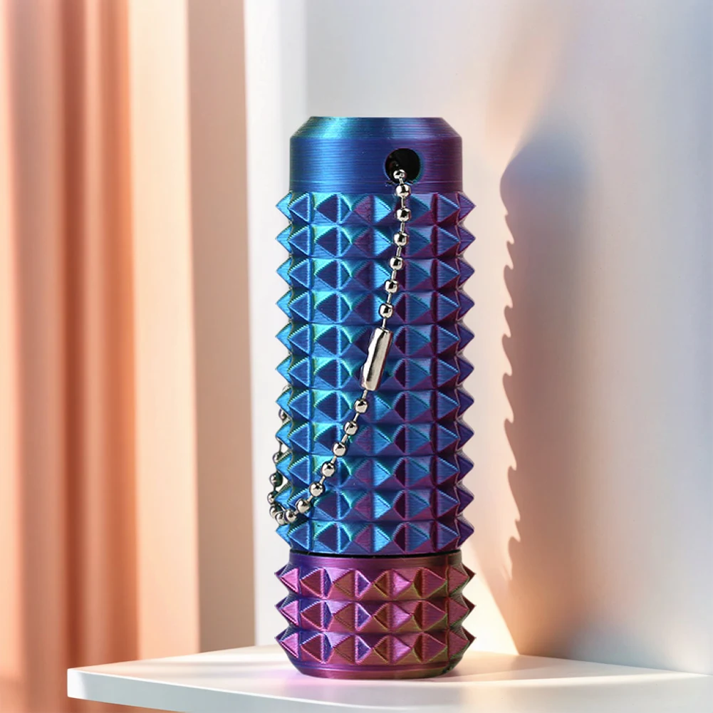 Spiky Grippie Stim Chaveiro 3D Impresso Fidget Chaveiro Rolo Spiky Grippie Stim Chaveiro para Adultos e Adolescentes Alívio do Estresse