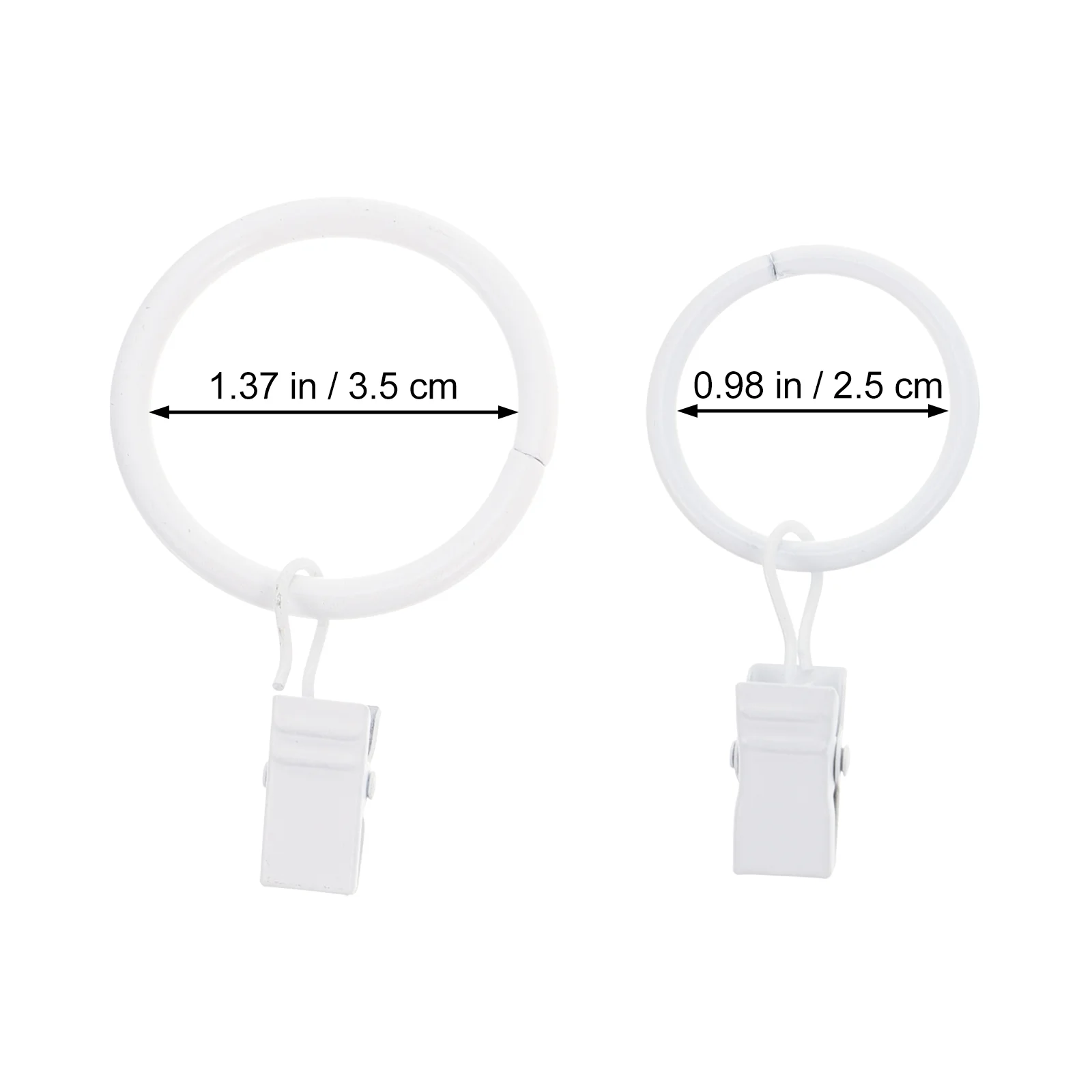 20 Pcs Curtain Hook Shower Ring Household Clip Drapes Window Hangers Product Drapery Coat