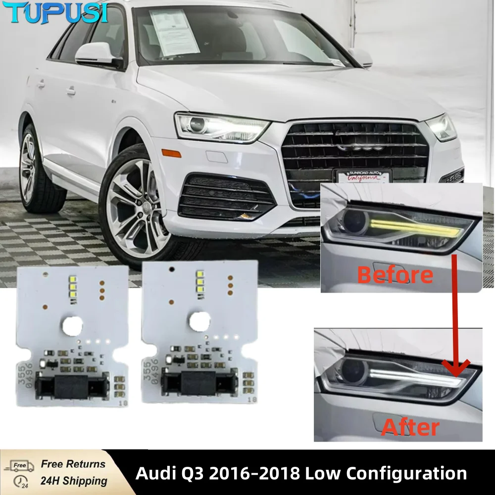 

White Light drl Chip For Audi Q3 2016-2018 Xenon Car Headlight DRL Chip LED Board Light Board Light 8T0941475B 8T0941475C