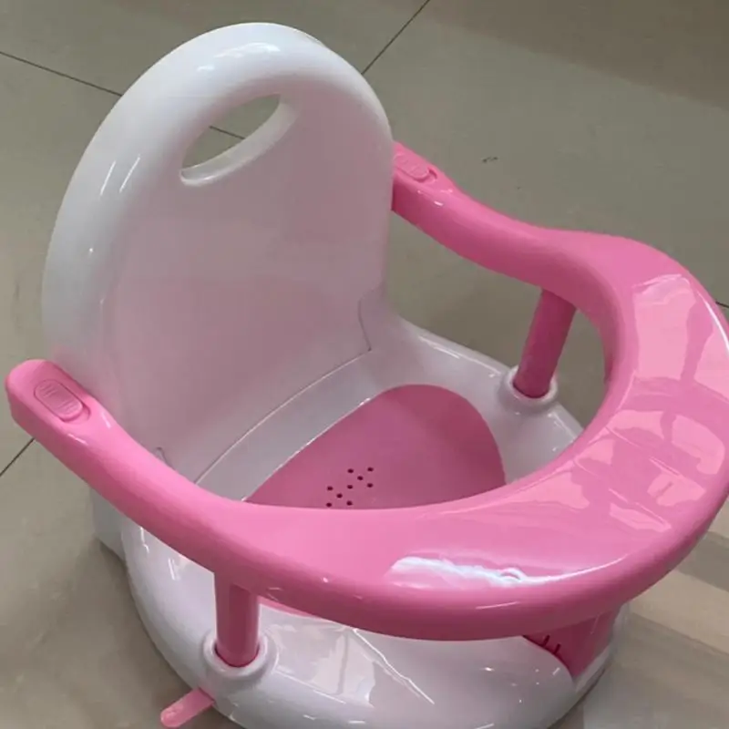 Baby Bath Chair Non-Slip Infants Baby Bath Chair Infant Baby Bath Seat Shower Chairs Backrest Support And Suction Cups Bathroom