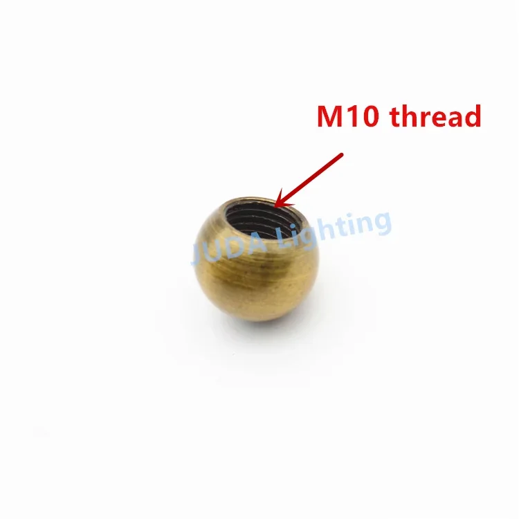 Vintage Edison led chandelier M10 spherical nut ball shaped nut Decorative nuts Screw 10mm inner thread Lighting Accessories diy