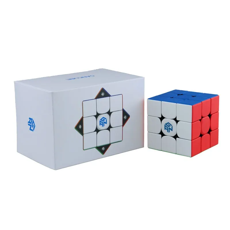 【JudyCube】GAN 356 M 3x3x3 المكعب السحري المغناطيسي بدون ملصقات Gan 356M ألعاب متململة احترافية 356 M Lite Cubo Magico Puzzle