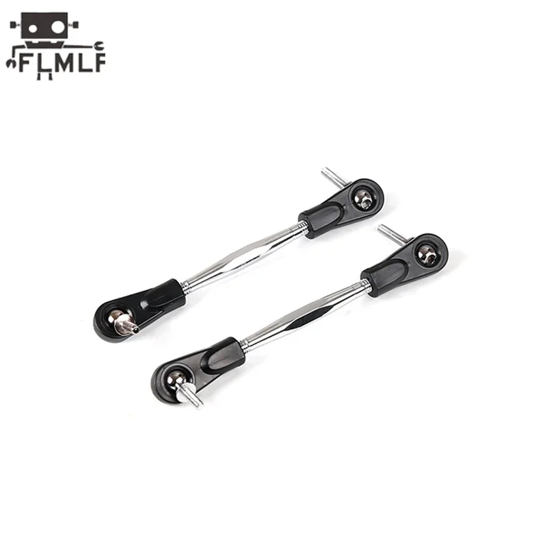 Rc รถพลาสติกพวงมาลัยดึง Rod ชุดที่มี Ball Fit 1/5 HPI ROFUN BAHA ROVAN KM MCD BAJA 5B 5 ครั้ง 5SC รถบรรทุกอะไหล่ของเล่น