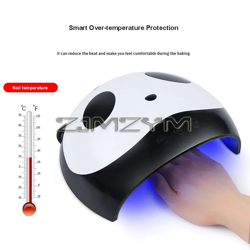 Lampe à Ongles Professionnelle Indolore pour Verhéritage Gel, vaccage Rapide, Dessin Animé Mignon, LED