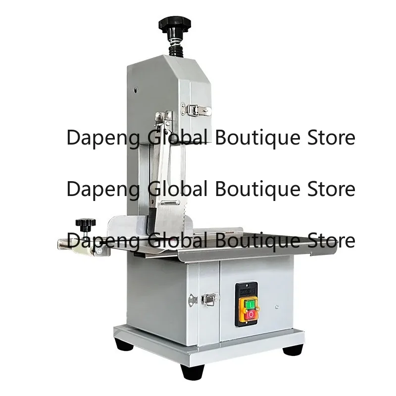 New Reliable Supplier Meat Saw Machine Bo-ne Saw Cutter Stainless Steel Semi Automatic Adjustable Thickness Beef Chicken Fish